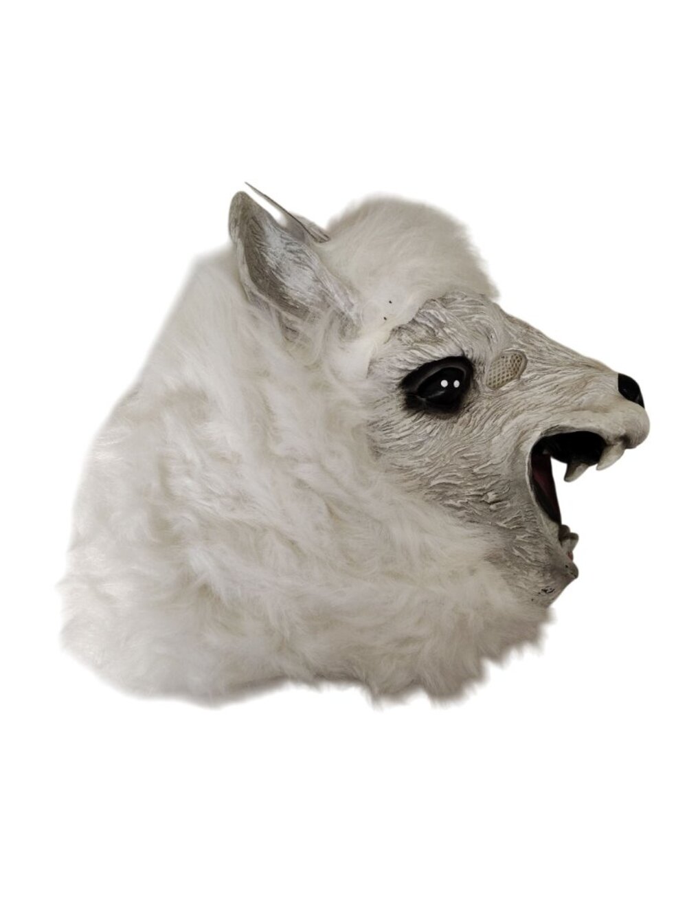 Celebrate Halloween Llama Mask With Faux Fur For Adults